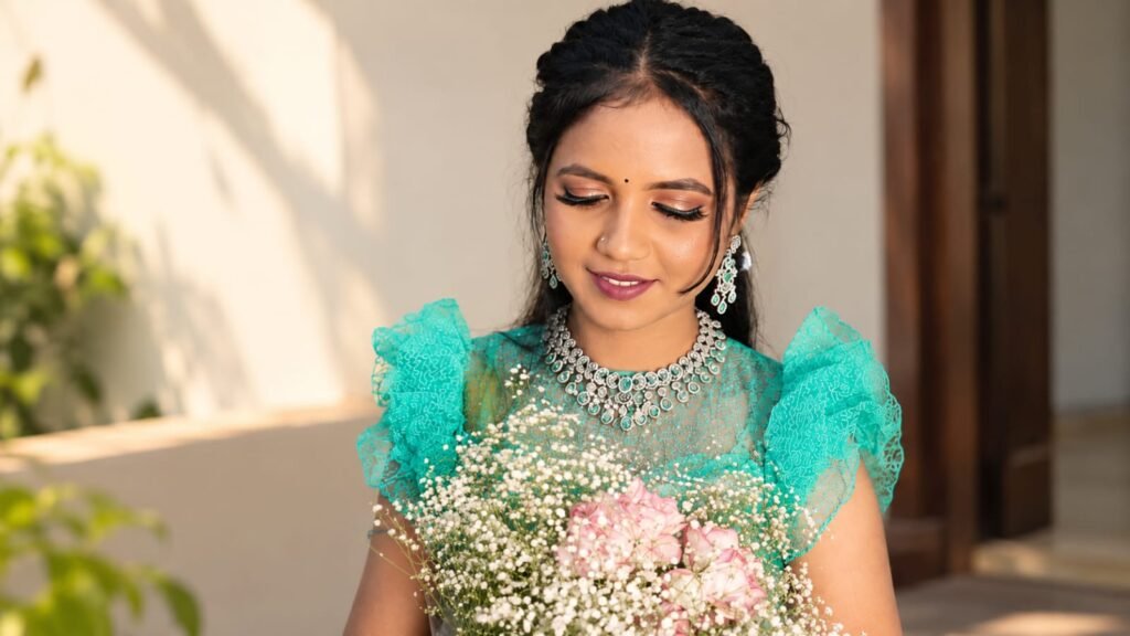 Professional Makeup vs Self Makeup – polished event makeup lookMakeover in Karimnagar
